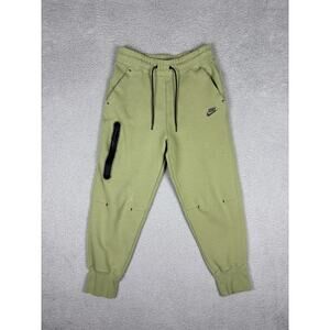 Nike Tech Fleece Joggers Women’s Medium Green Athleisure Training Travel Gym
